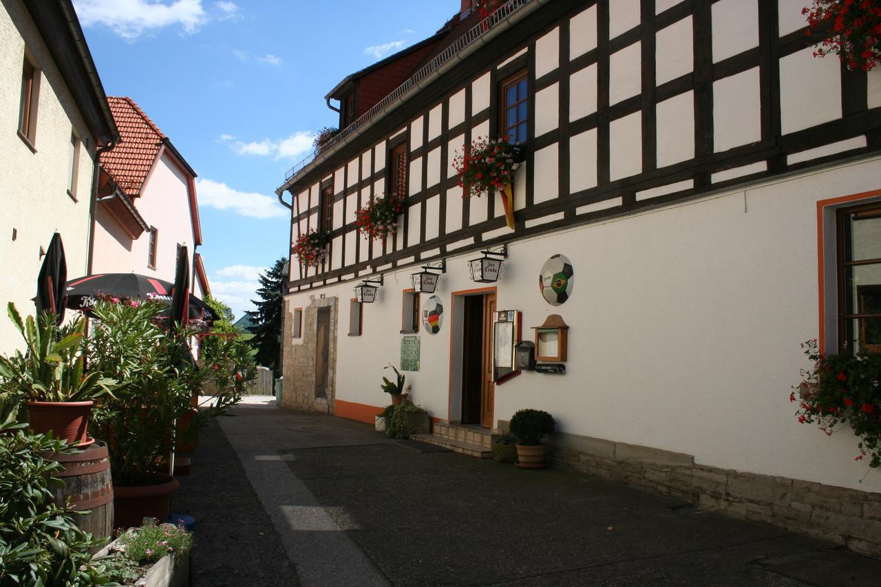 Gasthaus&Hotel Zur Linde Hermsdorf  Exterior foto